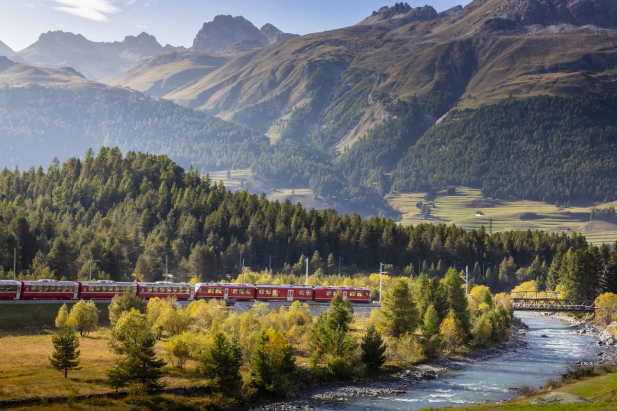 séjour train Suisse