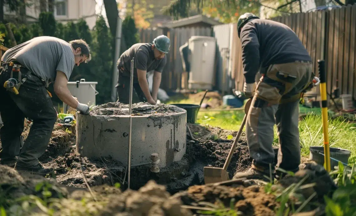 fosse septique en béton