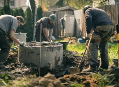 fosse septique en béton